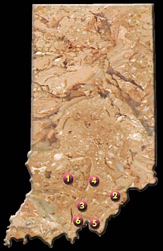 indiana caves map